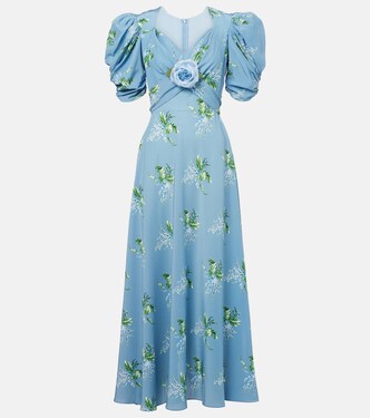 Robe midi en soie | Rodarte