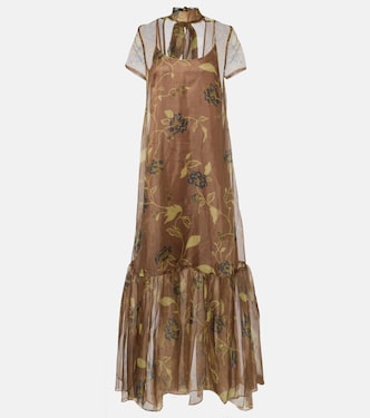 Calluna floral organza maxi dress | Staud