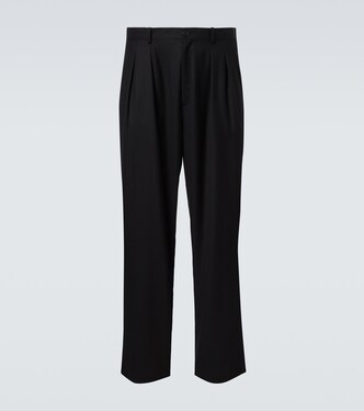 Pantalon ample Corley en laine vierge | The Row