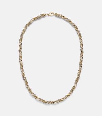 Corde Torsade 18kt gold and white gold necklace | Yvonne Léon