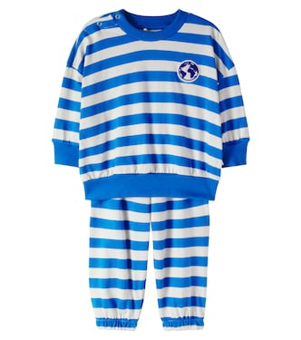 Baby cotton sweatshirt and pants set | Mini Rodini