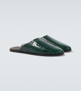 Croc-effect leather mules | Fear of God