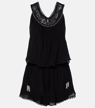 Nilany beaded silk romper | Isabel Marant