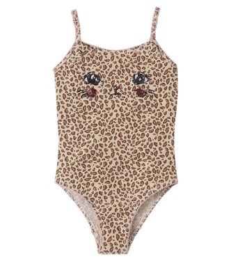 Kitty leopard-print sequined swimsuit | Konges Sløjd