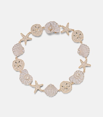 Sea Life 14kt gold (585/1000) bracelet with diamonds | Sydney Evan