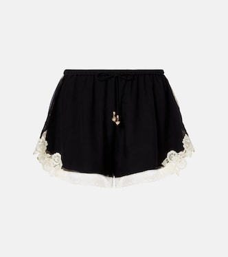 Short Roselight en coton et soie | Zimmermann