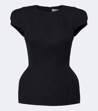 Padded silk and cashmere top | Magda Butrym