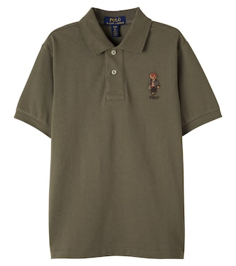Polo Bear cotton piqué polo shirt | Polo Ralph Lauren Kids