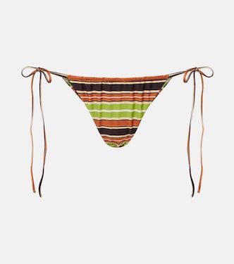 Bruna striped bikini bottoms | Faithfull