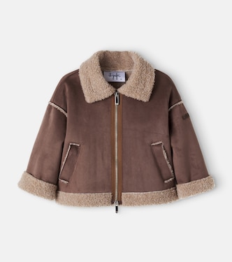 Teddy-trimmed jacket | Il Gufo