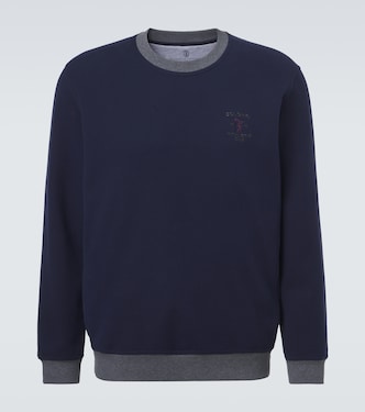 Cotton jersey sweatshirt  | Brunello Cucinelli