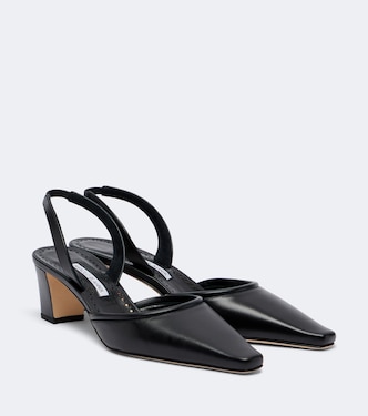 Slingback-Pumps Vendona aus Leder | Manolo Blahnik