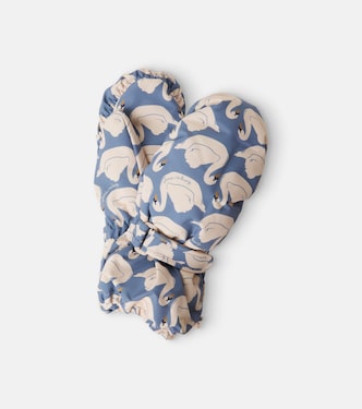 Nohr printed ski mittens | Konges Sløjd