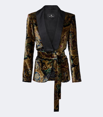 Blazer aus Samt mit Satin | Etro
