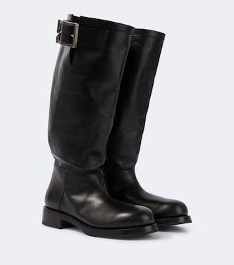 Stiefel Motor aus Leder | Balenciaga