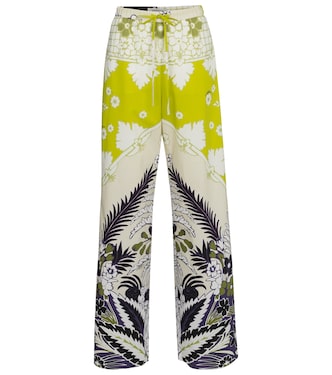Valentino – Pantalon ample en coton à fleurs | Valentino