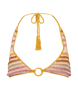 Haut de bikini Sunset rayé | Anna Kosturova