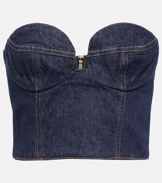 Bustier aus Denim | Magda Butrym
