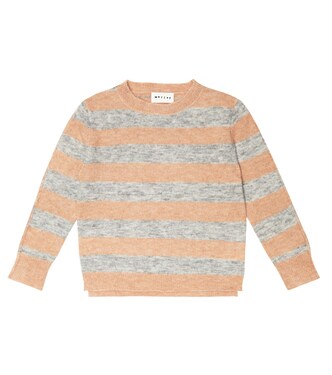 Pull rayé en laine mélangée | Morley