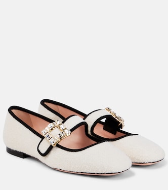 Très Vivier Babies bouclé flats | Roger Vivier