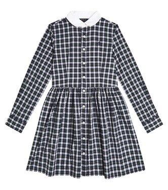 Plaid cotton shirt dress | Polo Ralph Lauren Kids