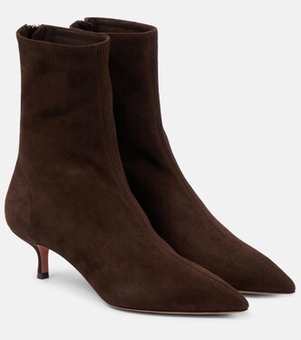 Montmartre 50 suede ankle boots | Aquazzura