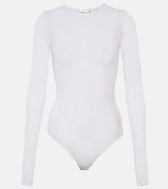 Floral Chantilly lace bodysuit | Wardrobe.NYC