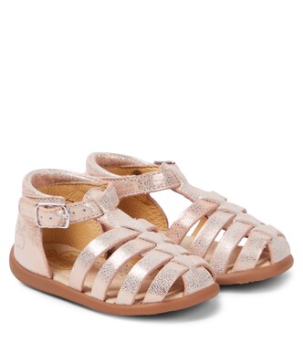 Baby Stand-Up Strap leather sandals  | Pom d'Api