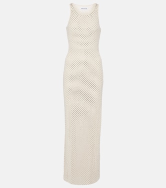 Embellished mesh maxi dress | Self-Portrait