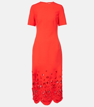Floral cutout cocktail dress | Oscar de la Renta