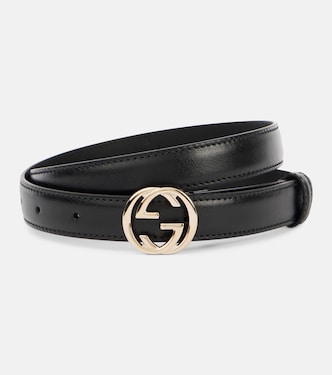 Interlocking G leather belt | Gucci