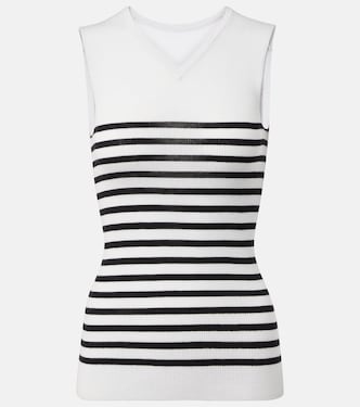 Renato striped wool-blend top | Khaite