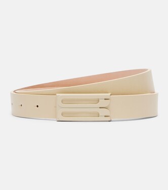 Logo leather belt  | Victoria Beckham