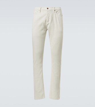 Cotton corduroy slim pants | Tom Ford