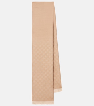 GG wool jacquard scarf  | Gucci