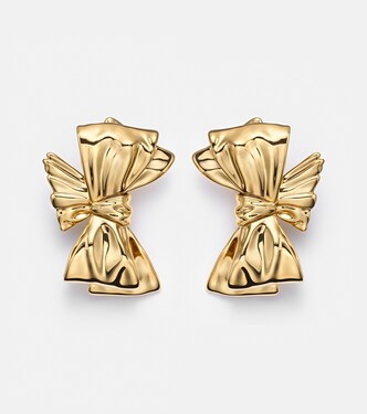 Bow gold-plated earrings | Jennifer Fisher