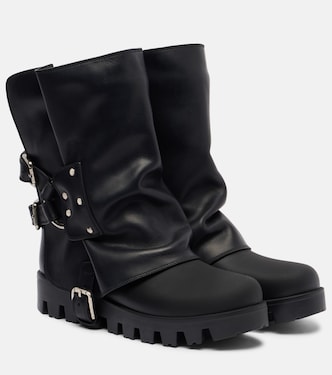 Botas biker con piel | Dolce&Gabbana