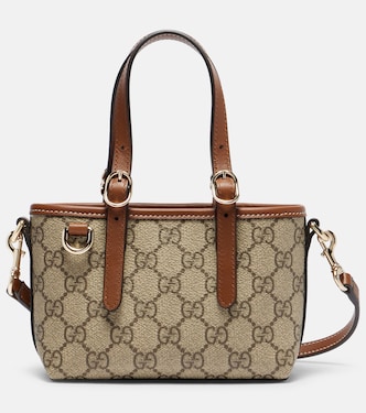 Tote Bag GG aus Canvas mit Leder | Gucci