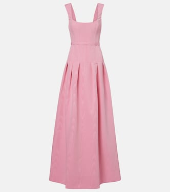 Amaro pleated taffeta corset gown | Rebecca Vallance