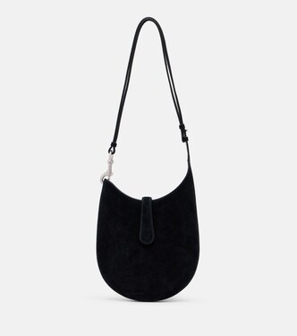 Bean suede shoulder bag | Phoebe Philo