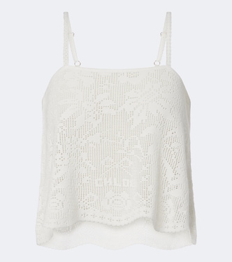 Pointelle cotton top | Chloé