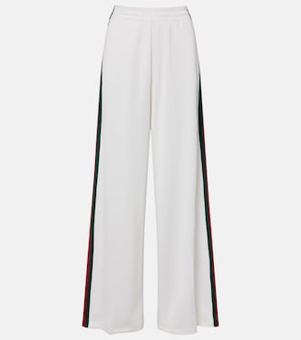 Pantalones deportivos de jersey con Web | Gucci