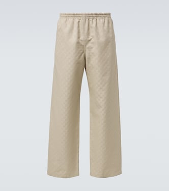 GG cotton canvas straight pants | Gucci
