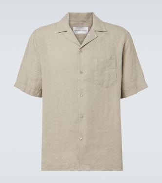 Angelo linen bowling shirt | Frescobol Carioca