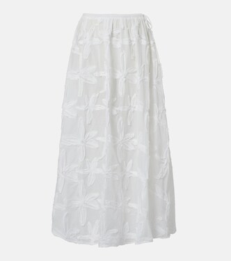 Coast Shell cotton midi skirt | Farm Rio
