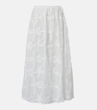 Coast Shell cotton maxi skirt | Farm Rio