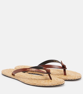 Sandalen Pool mit Leder | Saint Laurent