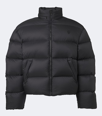 Web Stripe down jacket | Gucci
