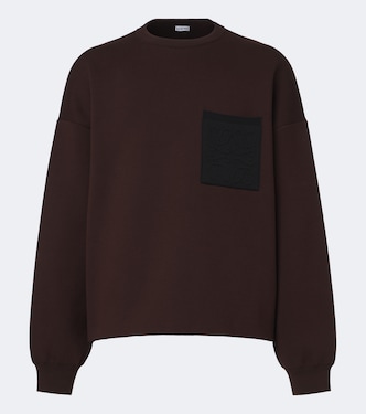 Anagram cotton-blend sweater | Loewe