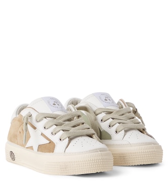 x Golden Goose May leather sneakers | Bonpoint